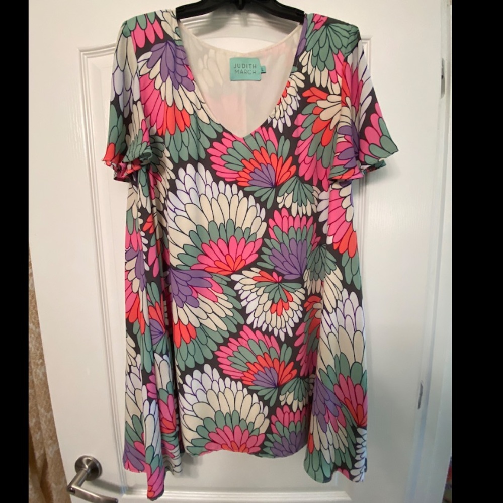 Judith March floral dress, size Large